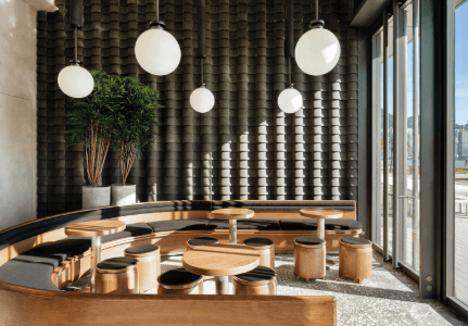 INNOVATIVE DESIGNS IN INDOOR RESTAURANT FURNITURE